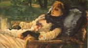 James Tissot The Dreamer(Summer Evening) oil painting reproduction